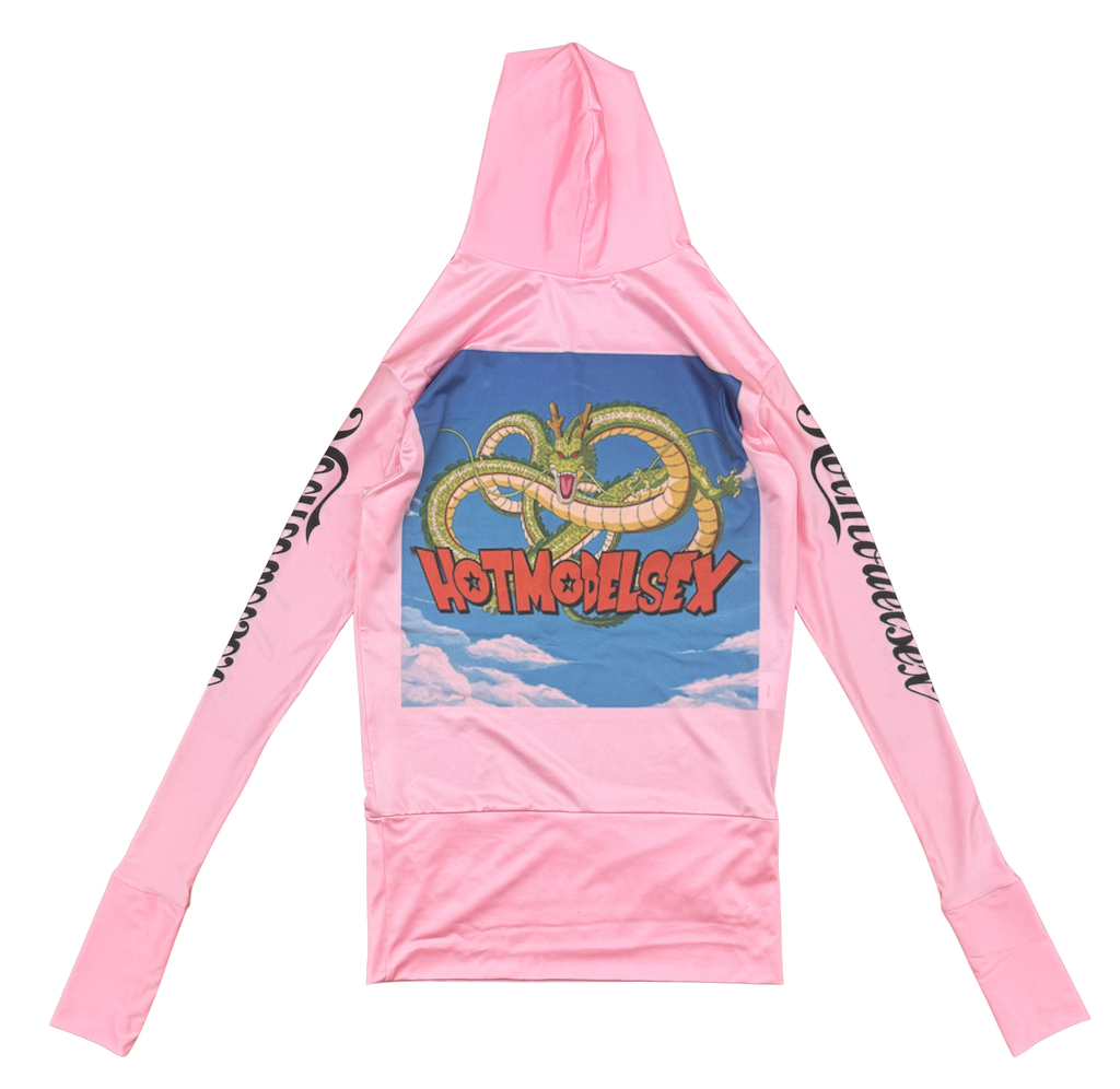 PINK STRETCH HOODIE